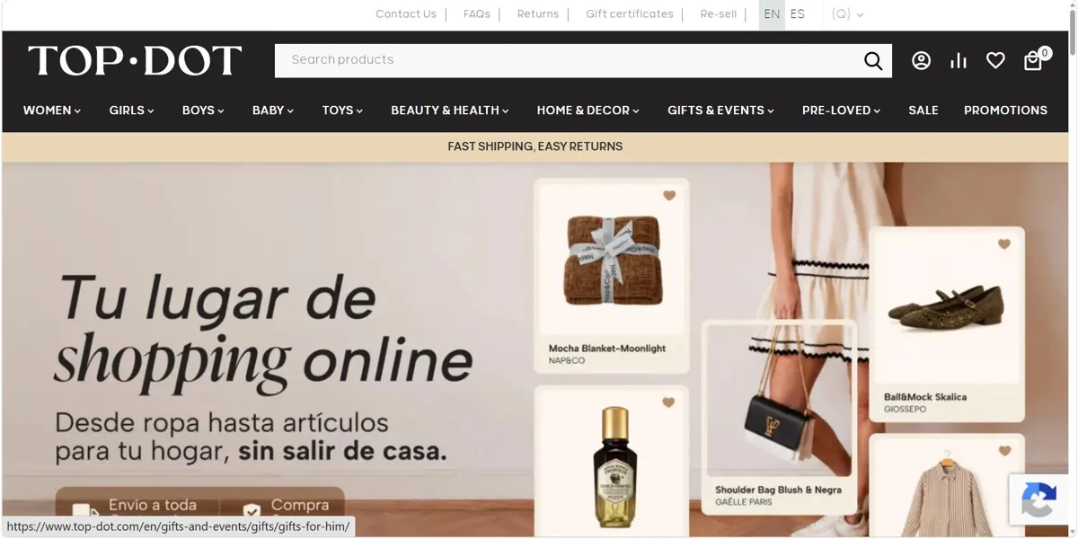Top-Dot website