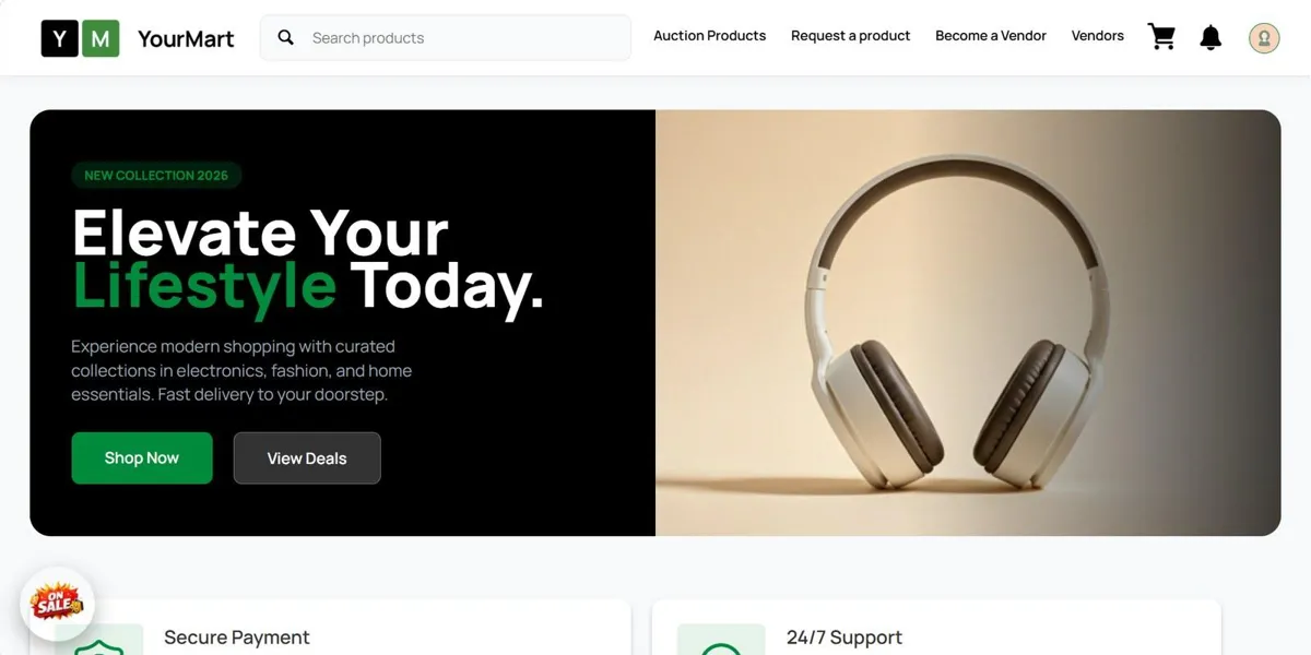 YourMart website